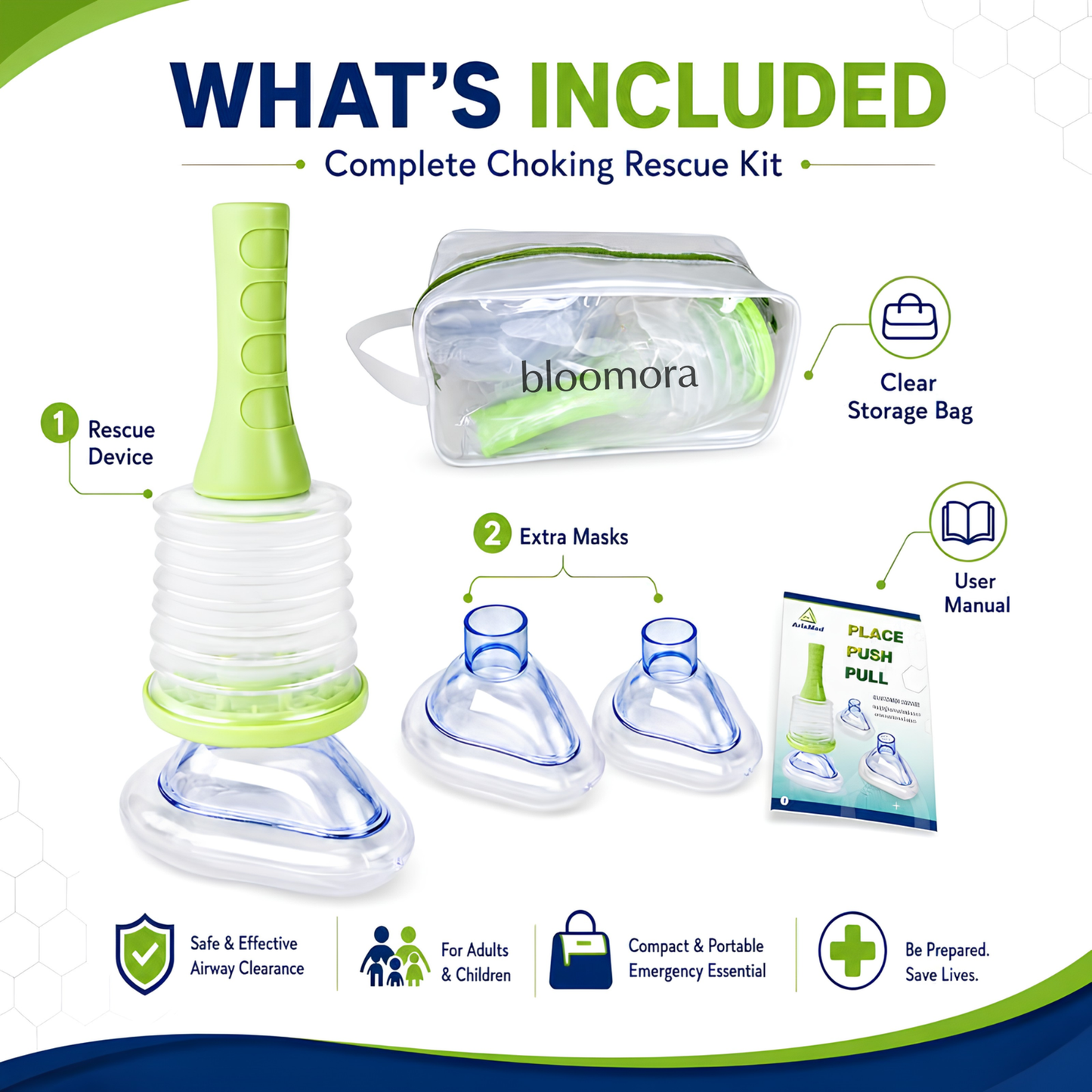Bloomora™ Emergency Airway Suction Device